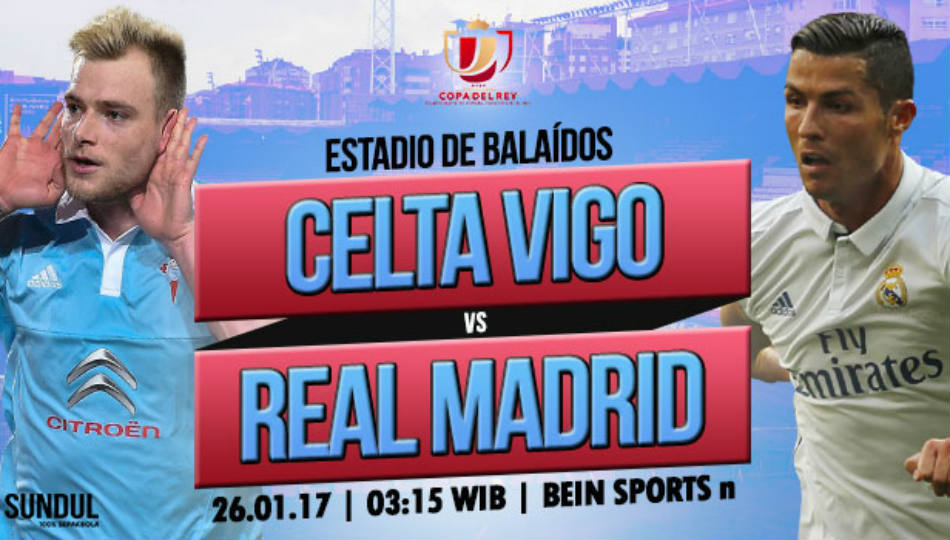 Real Madrid akan mengunjungi markas Celta Vigo dini hari nanti